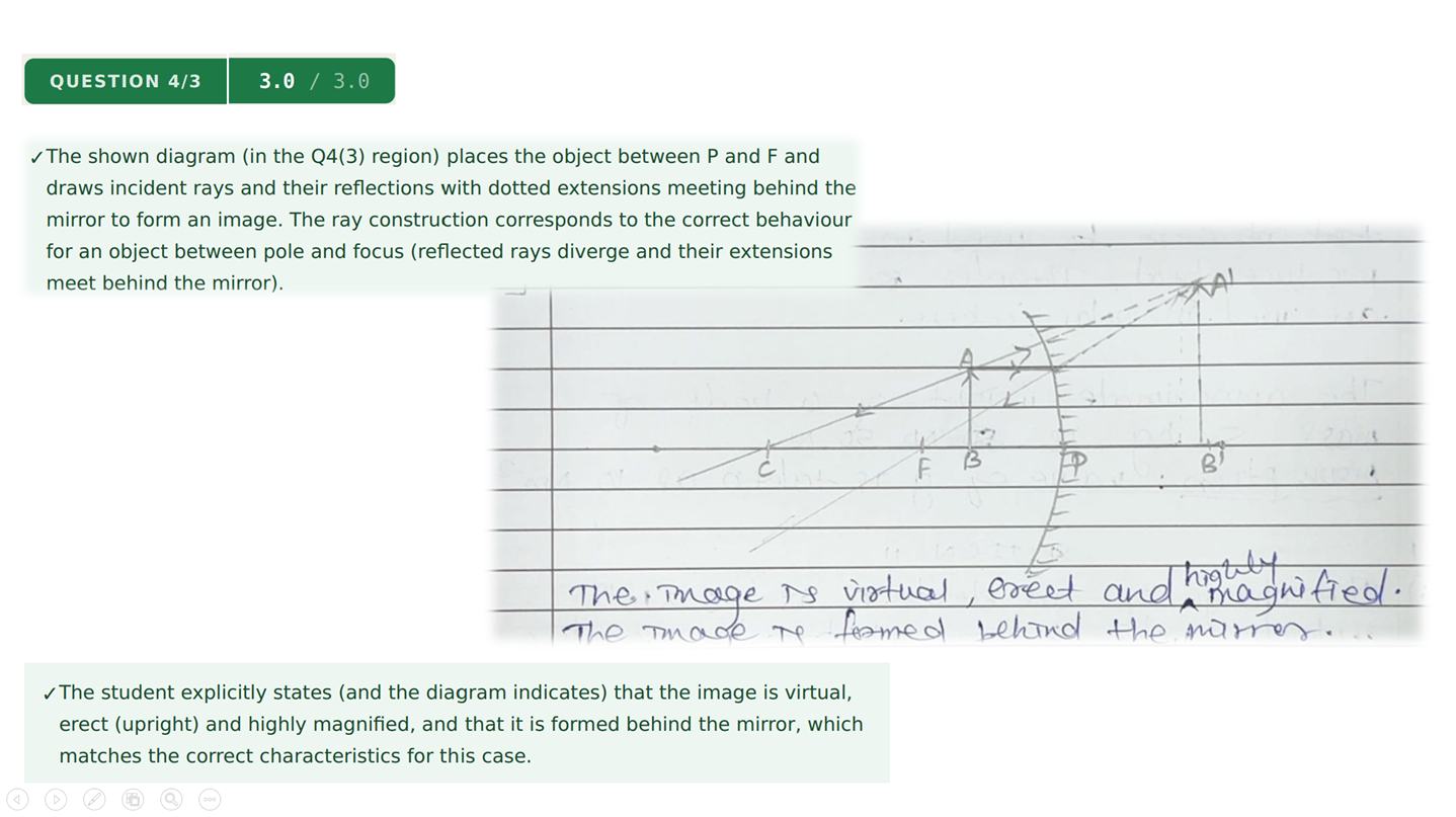 PlutoX reading and evaluating a hand-drawn diagram